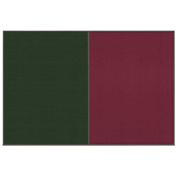 Enclosed Corkboard, 1 Door, 72"x36", 4" Fra, UV3404-BLACK-FORBO